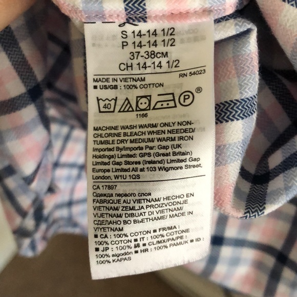 Banana Republic Grant Slim Fit Dress Shirt - Picture 3 of 4